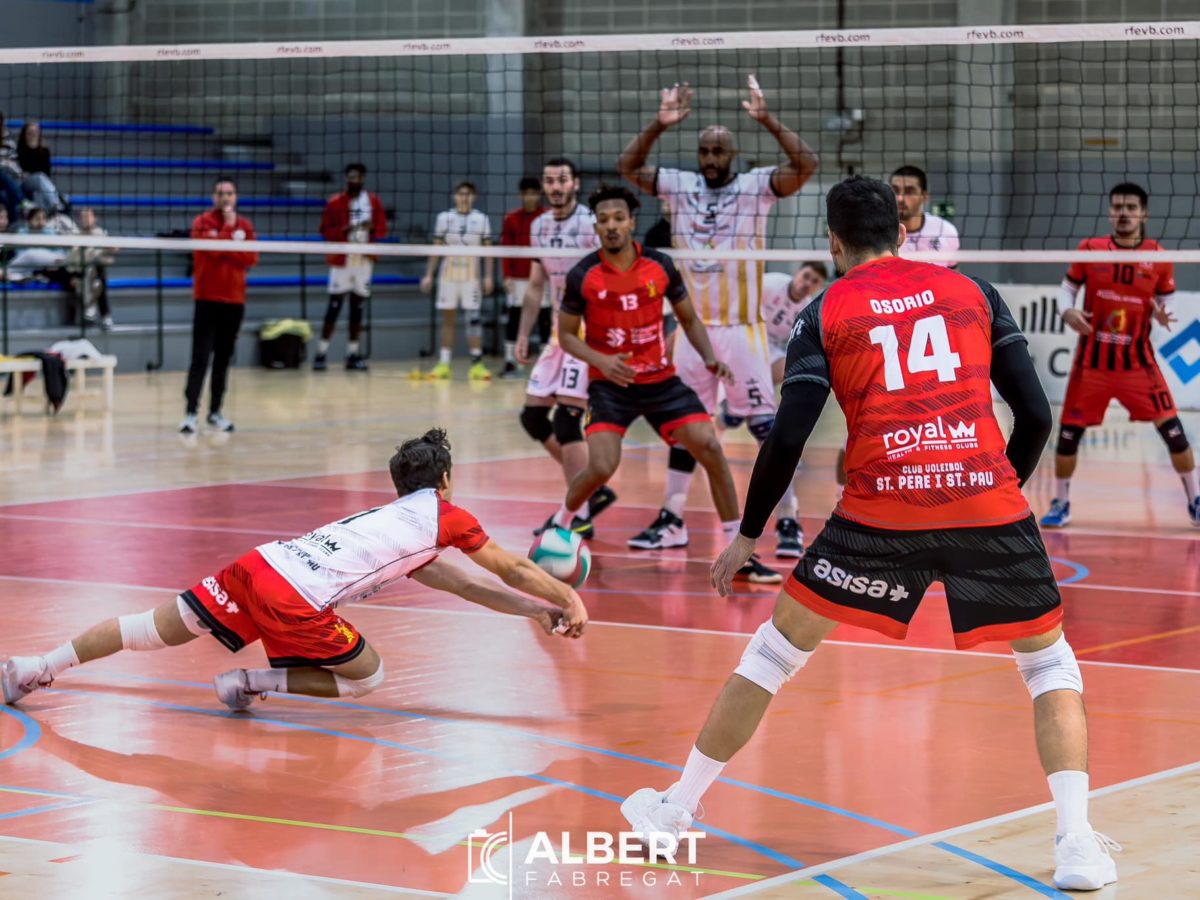 El CV Sant Pere i Sant Pau perd 3 sets a 0 a Soria