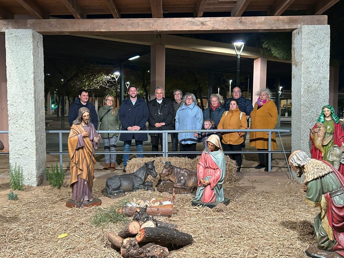 Un dels dos pessebres municipals d'aquest Nadal al barri de Campclar. (2024) Foto: Ajuntament de Tarragona