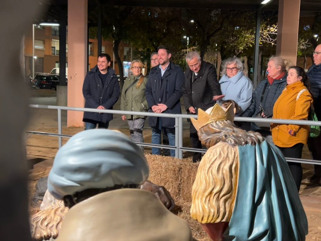 Un dels dos pessebres municipals d'aquest Nadal al barri de Campclar. (2024) Foto: Ajuntament de Tarragona