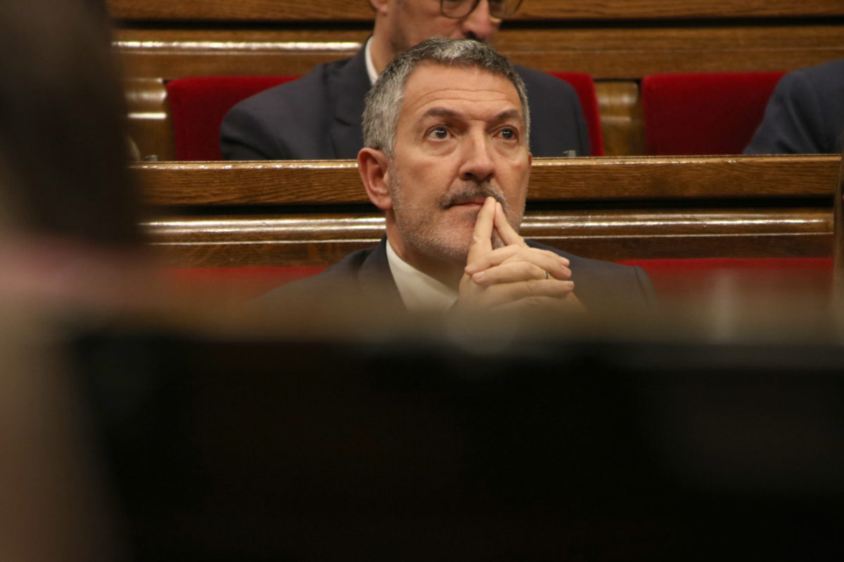 El conseller Miquel Sàmper, al ple del Parlament Data de publicació: dimecres 29 de gener del 2025, 09:52 Localització: Barcelona Autor: Bernat Vilaró