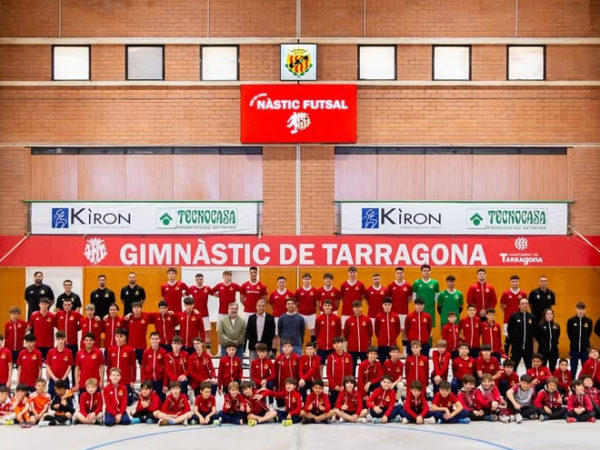 Èxit en la presentació dels equips de futbol sala del Nàstic