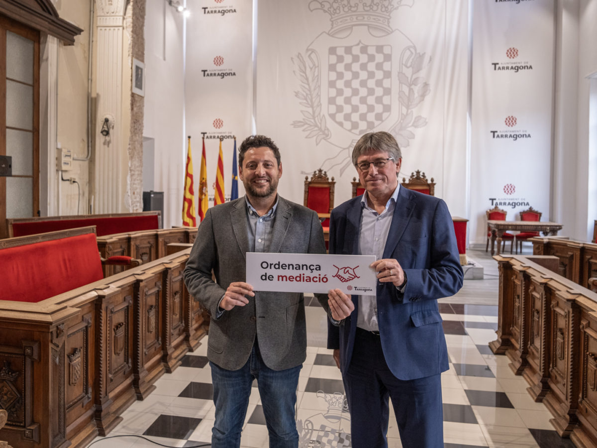 Tarragona obre camí a l’Estat i impulsa una ordenança de mediació